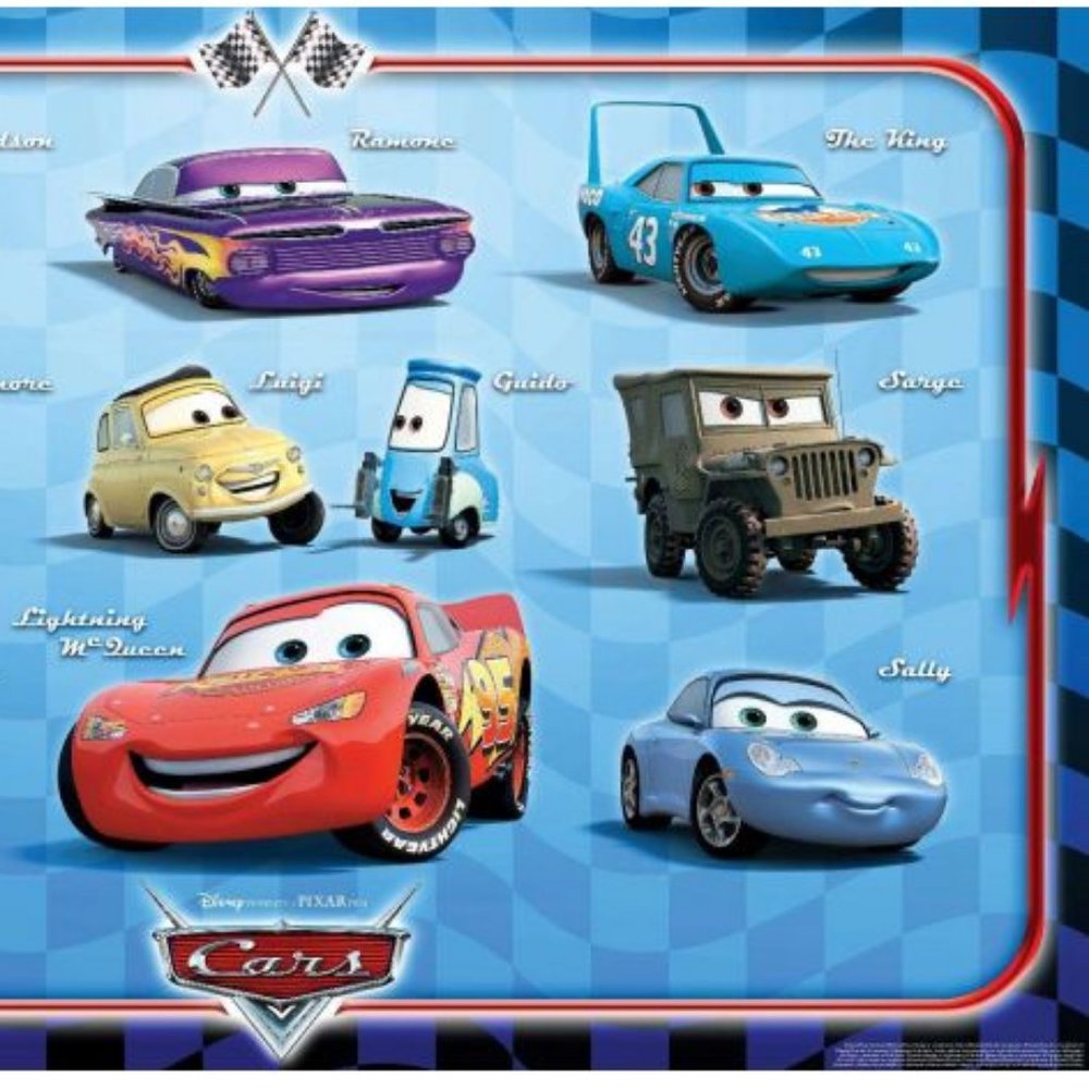 *SOLD* Disney Pixar Cars Grid Chart Movie Poster - Picture 4 of 5